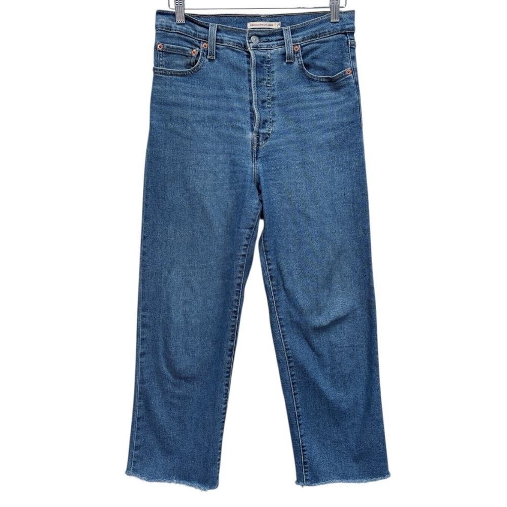 Levi's Ribcage High Rise Straight Ankle Jeans Size 29